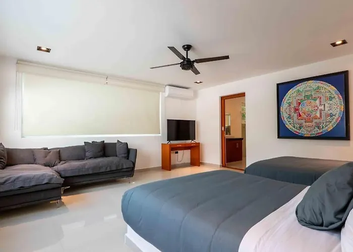 Beachfront Paradise With Private Pool Ocean View Full Kitchen & Shaded Patio - Mandala Tulum